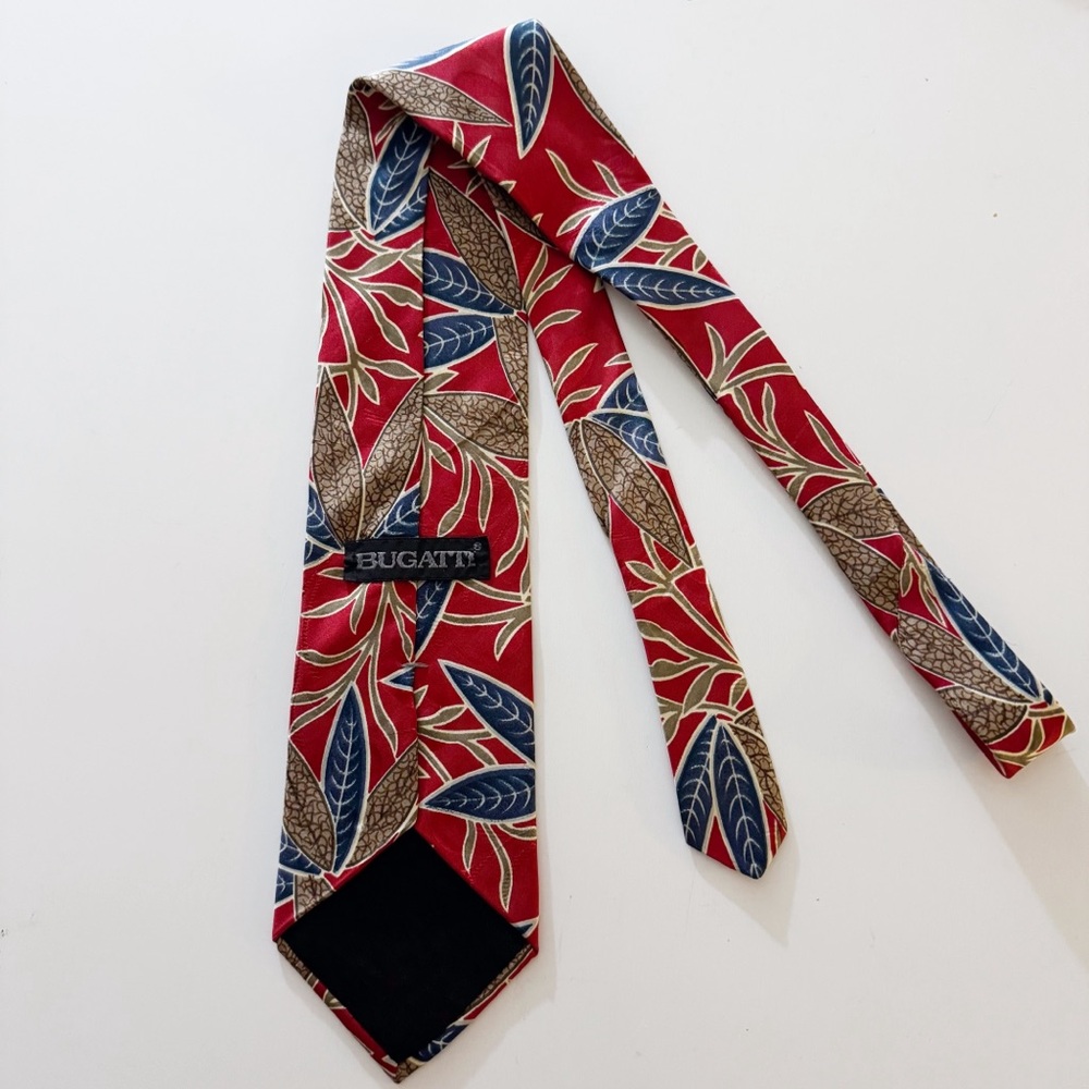 Vintage Bugatti Silk Tie - Picture 3 of 6